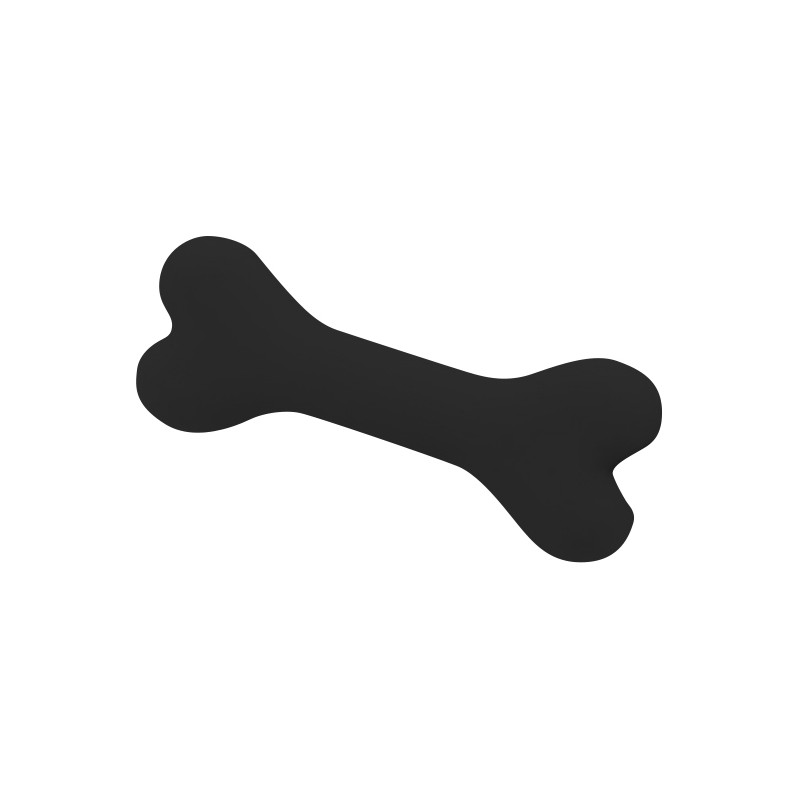 Kinky Puppy Os en silicone Bone Noir
